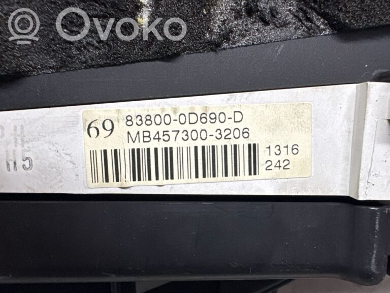 Compteur de vitesse tableau de bord