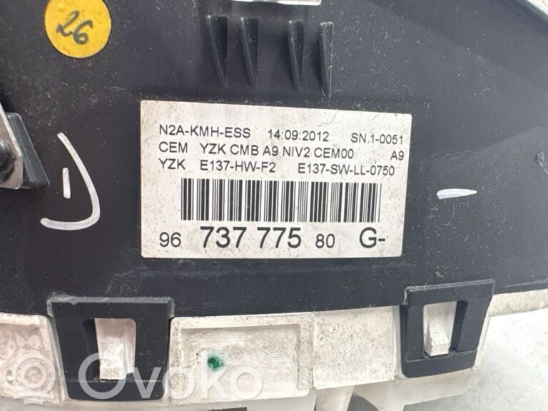 Compteur de vitesse tableau de bord