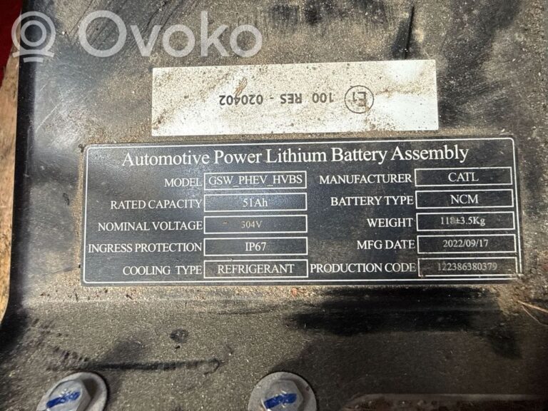 Batterie voiture electrique / hybride