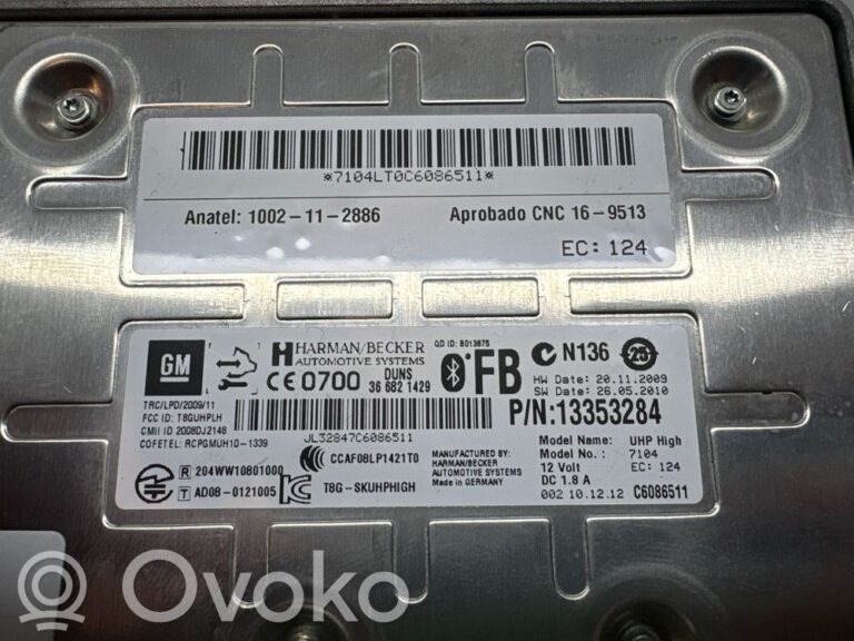 Module unité de contrôle Bluetooth