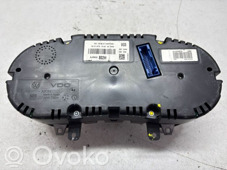 Compteur de vitesse tableau de bord