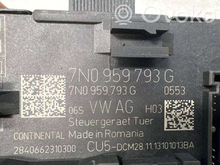 Unité de commande module de porte