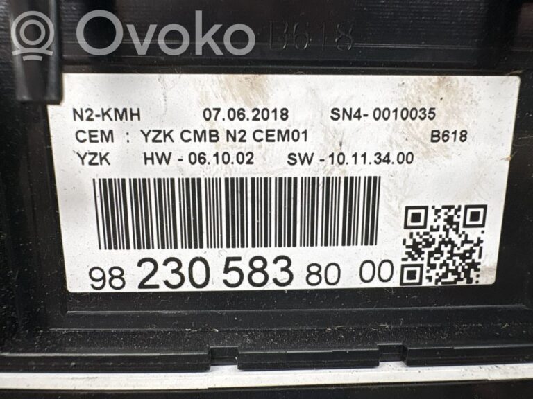Compteur de vitesse tableau de bord