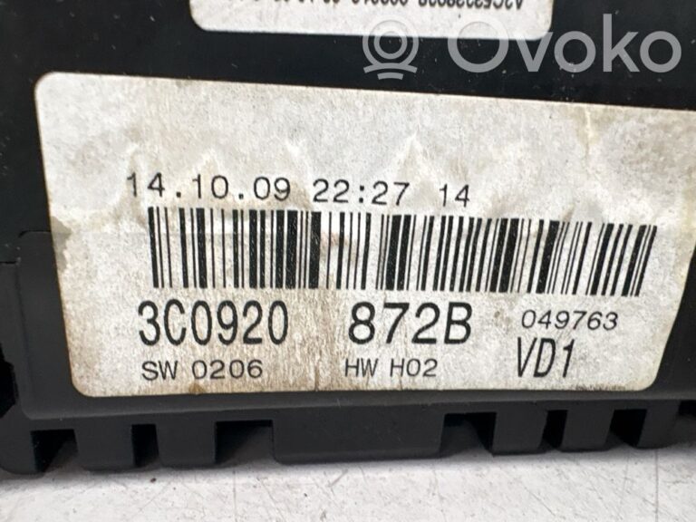 Compteur de vitesse tableau de bord
