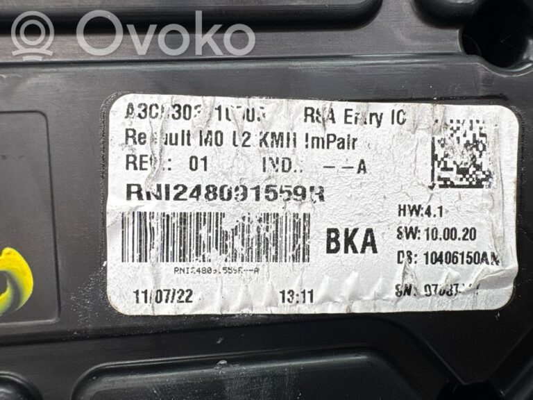 Compteur de vitesse tableau de bord