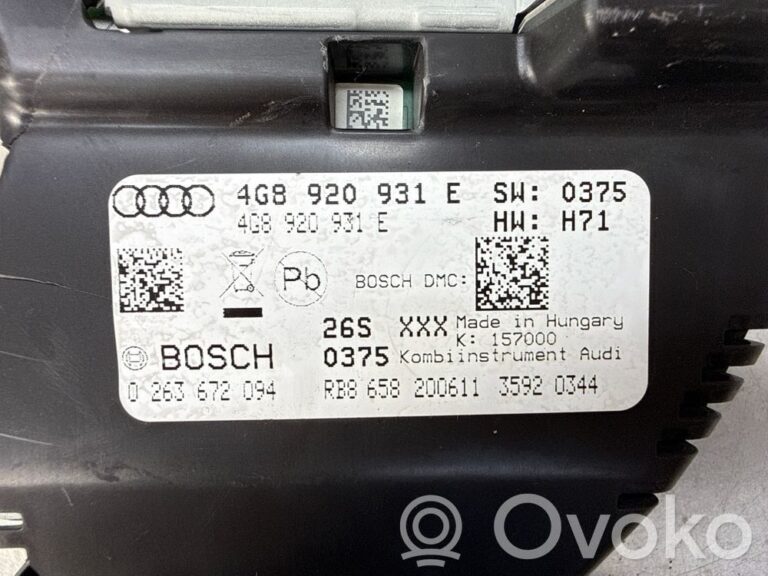 Compteur de vitesse tableau de bord