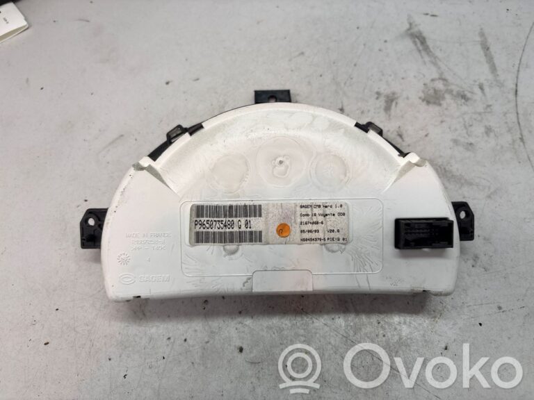 Compteur de vitesse tableau de bord