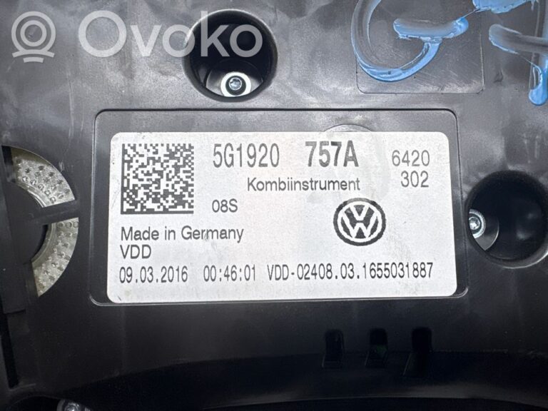 Compteur de vitesse tableau de bord