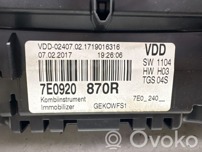 Compteur de vitesse tableau de bord
