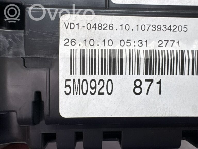 Compteur de vitesse tableau de bord