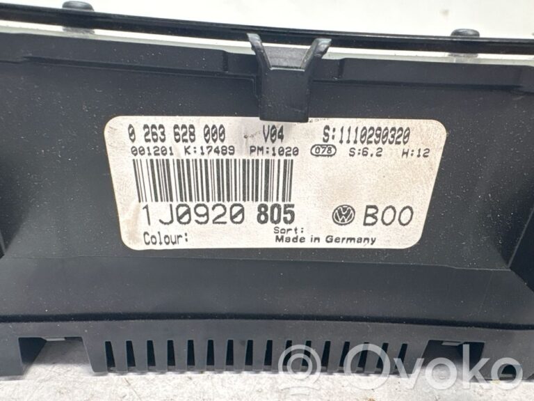 Compteur de vitesse tableau de bord