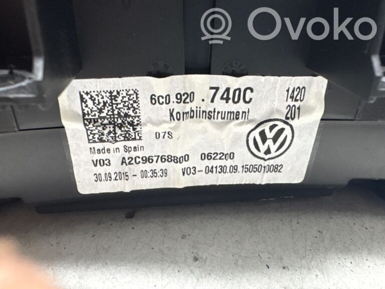 Compteur de vitesse tableau de bord