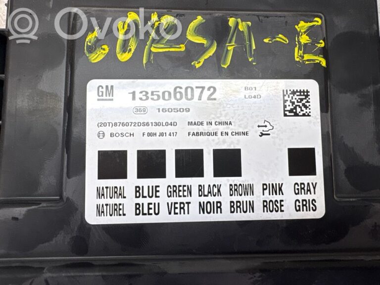 Autres unités de commande / modules