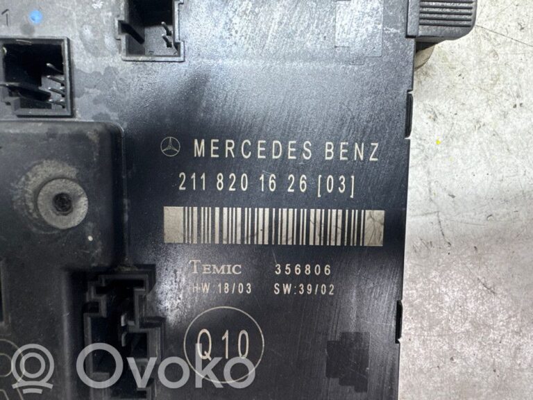 Unité de commande module de porte